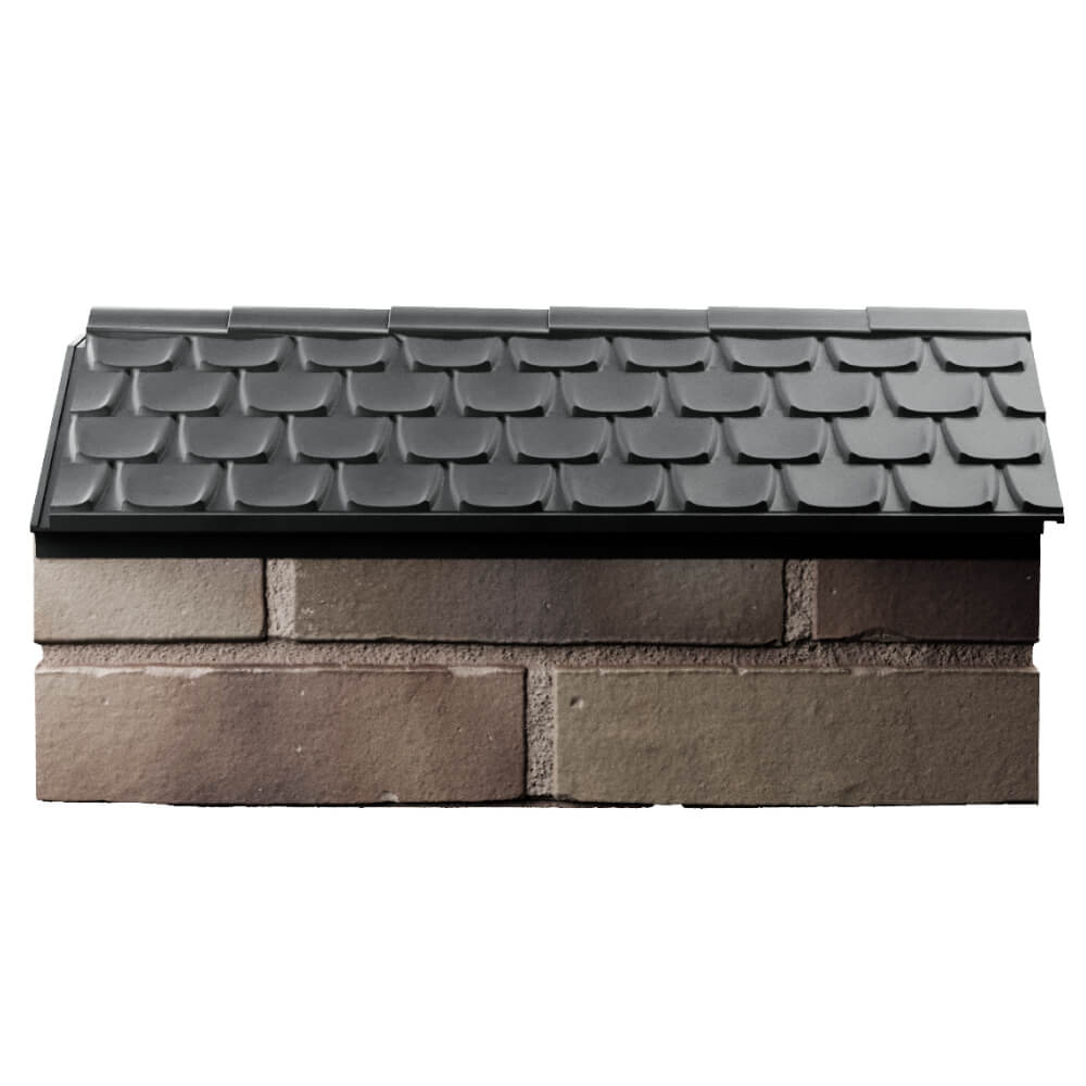 Парапет Zking Эльбрус Серый с посадкой на 1 кирпич (255мм) в Королёве фото
