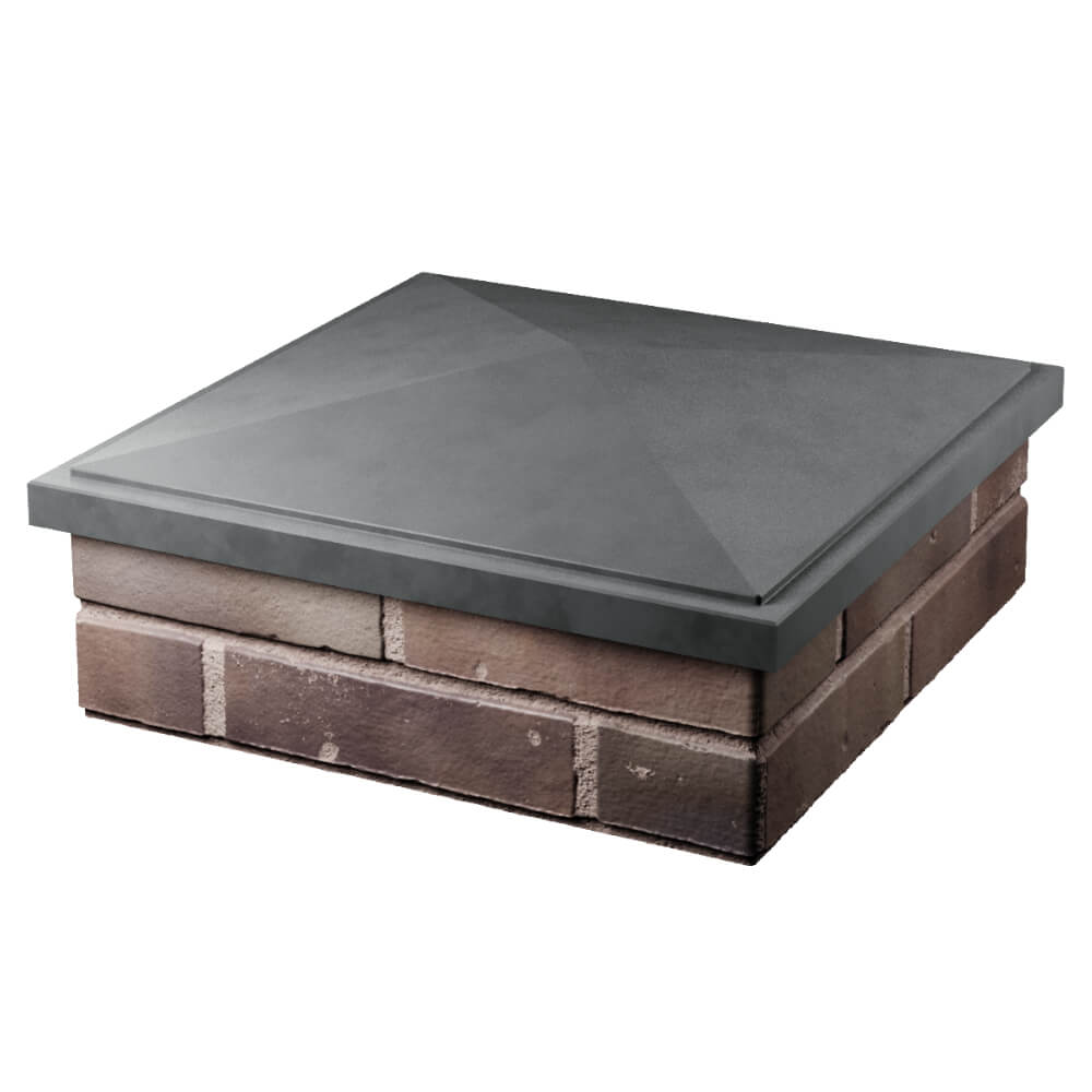 Колпак Zking БонаМоно Серый на столб 2х2 кирпича (515х515, 530х530мм) в Королёве фото