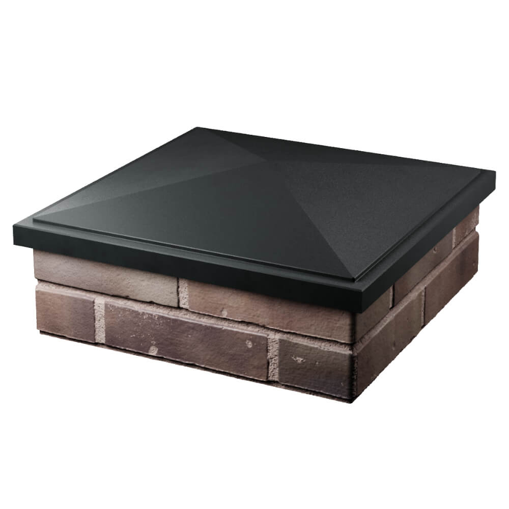 Колпак Zking БонаМоно Черный на столб 2х2 кирпича (515х515, 530х530мм) в Королёве фото