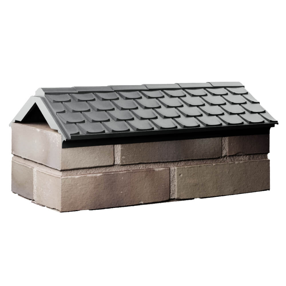 Парапет Zking Эльбрус Серый с посадкой на 1 кирпич (255мм) Королёв фото