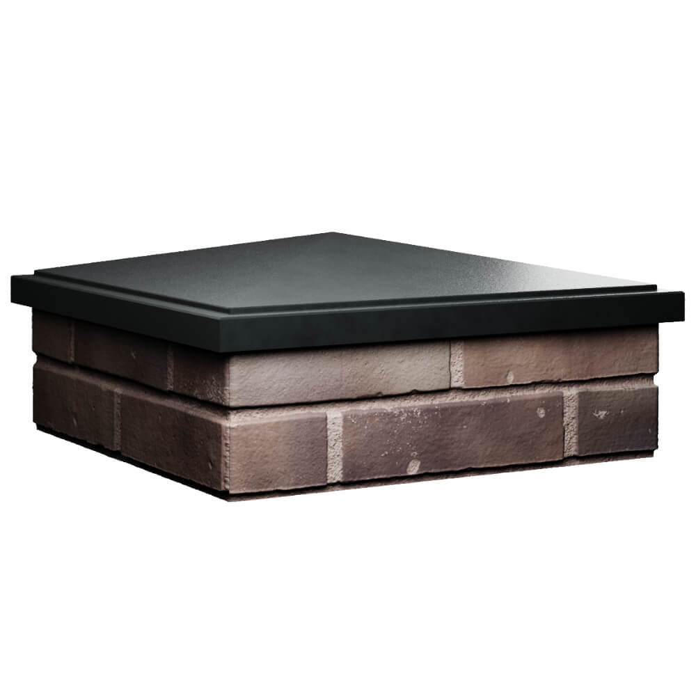 Колпак Zking БонаМоно Черный на столб 2х2 кирпича (515х515, 530х530мм) в Королёве фото