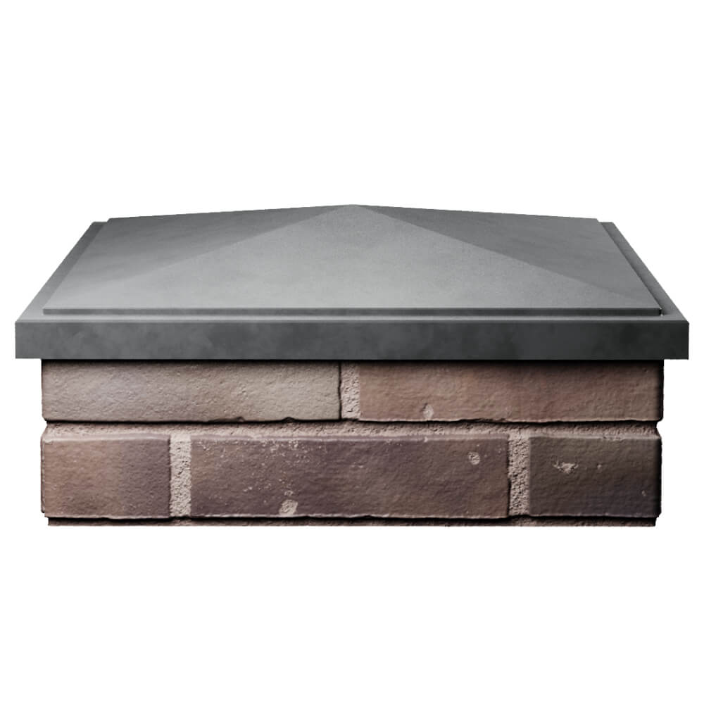 Колпак Zking БонаМоно Серый на столб 2х2 кирпича (515х515, 530х530мм) Королёв фото