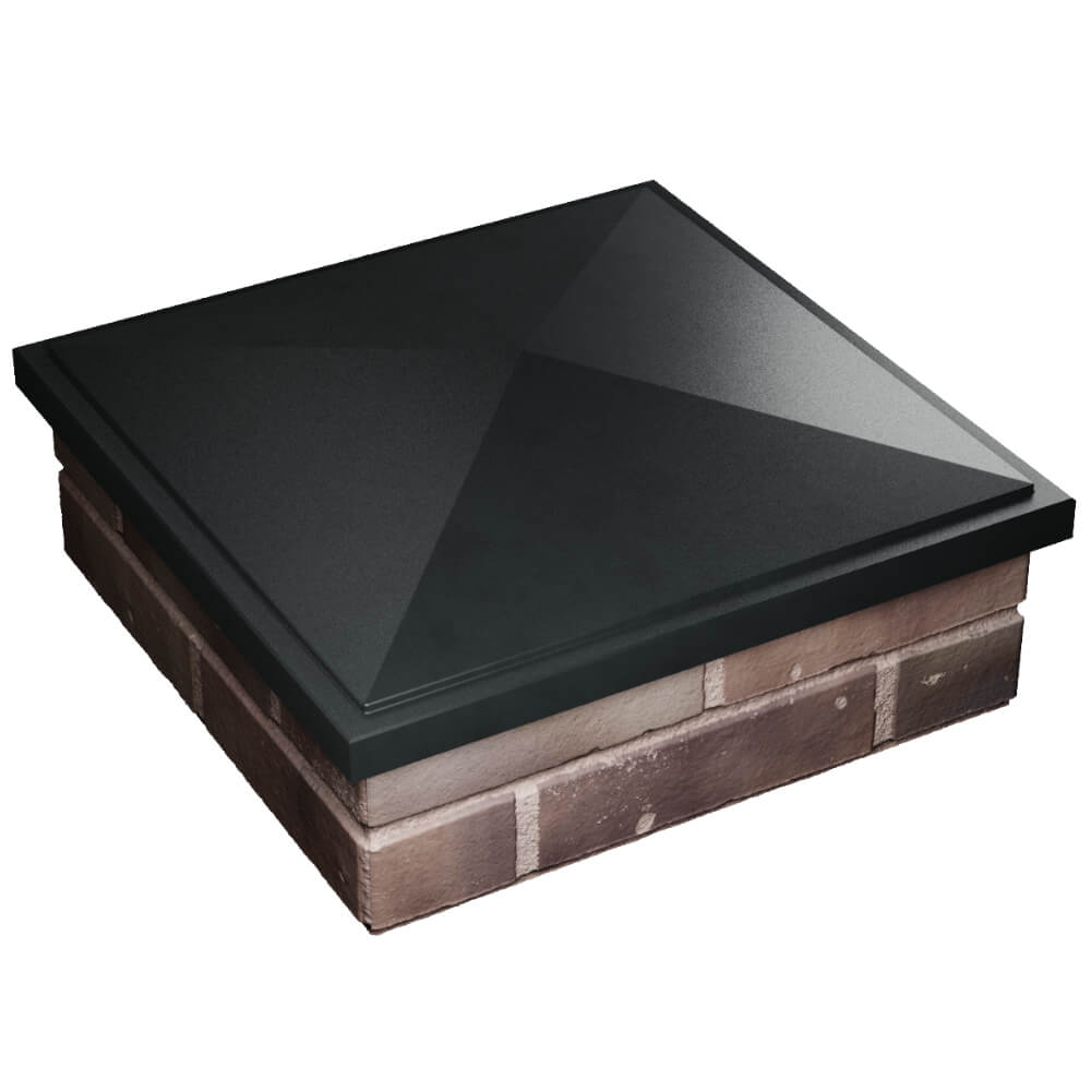 Колпак Zking БонаМоно Черный на столб 2х2 кирпича (515х515, 530х530мм) в Королёве фото